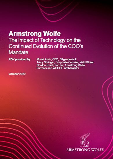 Armstrong Wolfe The impact of Technology on the Continued Evolution of the COO’s Mandate