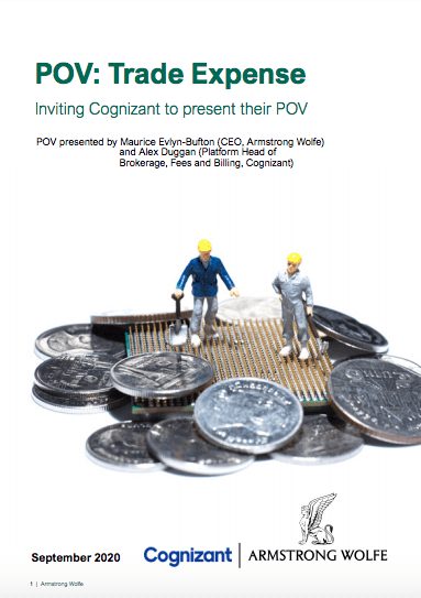 POV: Trade Expense – Inviting Cognizant to present their POV