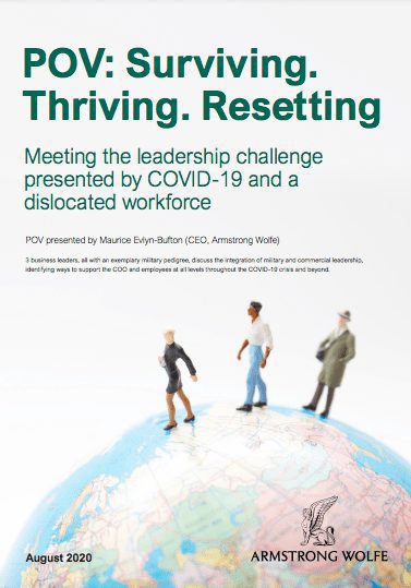 POV: Surviving. Thriving. Resetting Meeting the leadership challenge presented by COVID-19 and a dislocated workforce