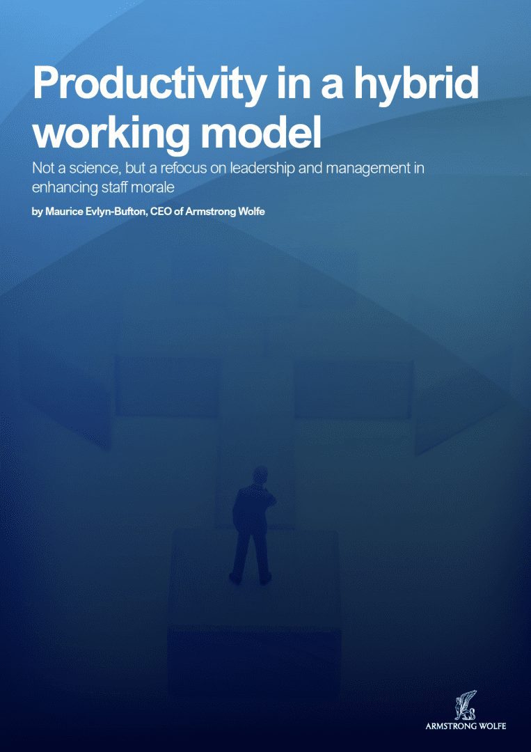 Productivity in a hybrid working model