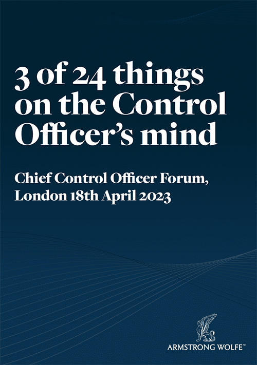 3 of 24 things on the Control Officer’s mind